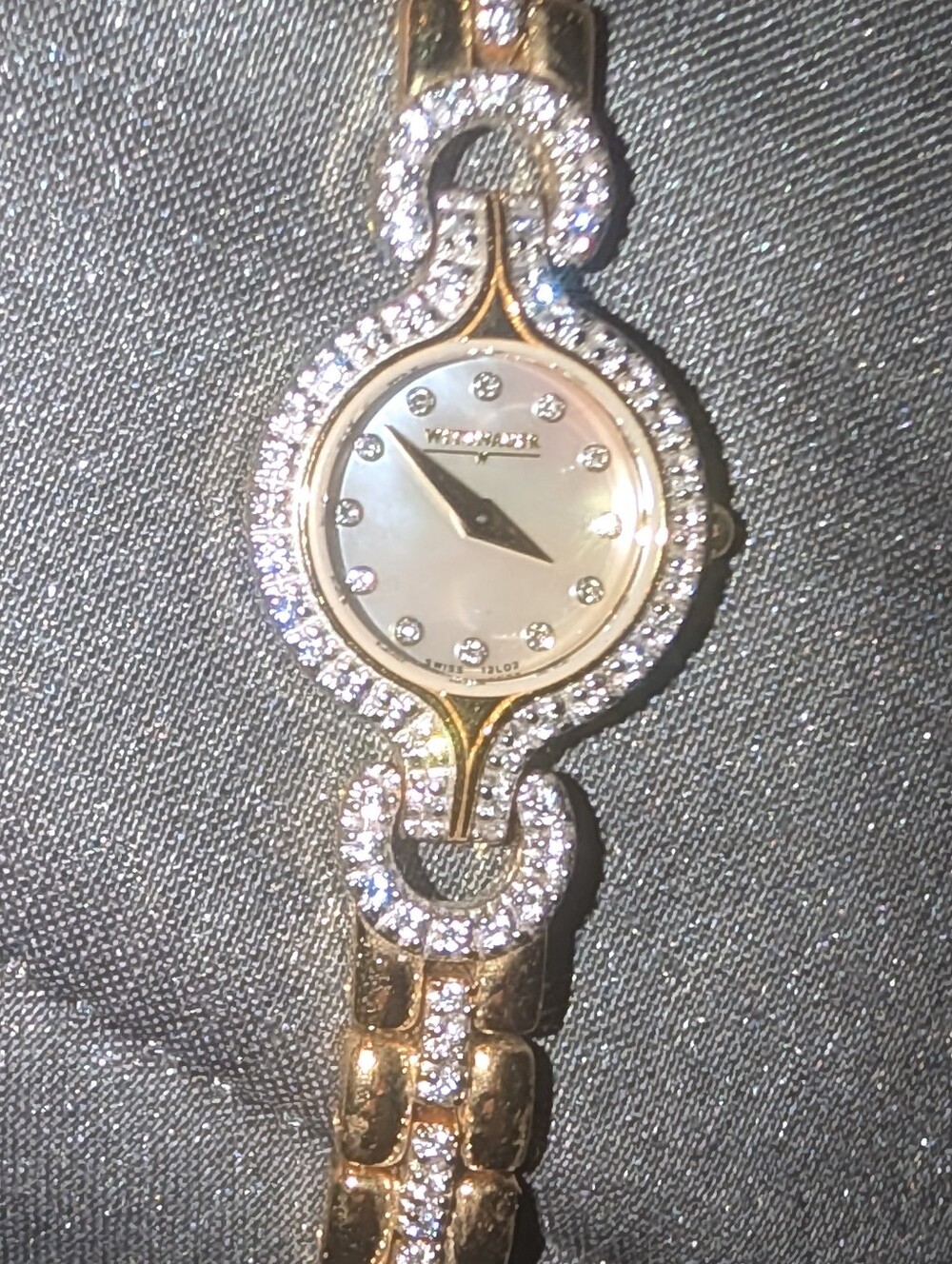 Whitthauer Mother-of-Pearl Dial Watch